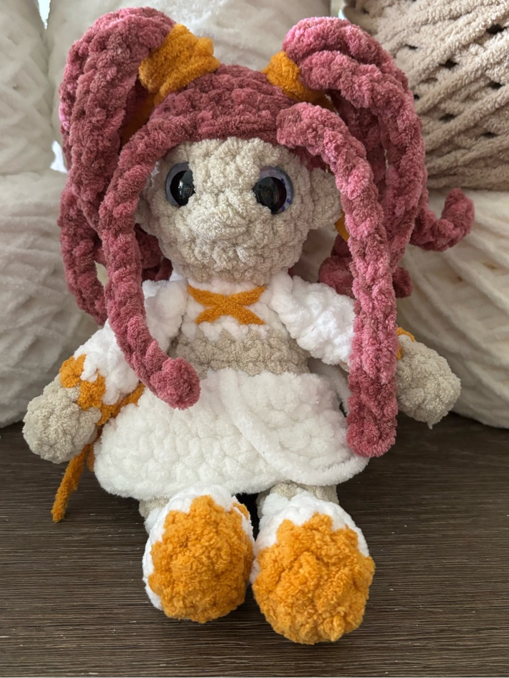 Crochet kpop demon hunter Mira handmade plush